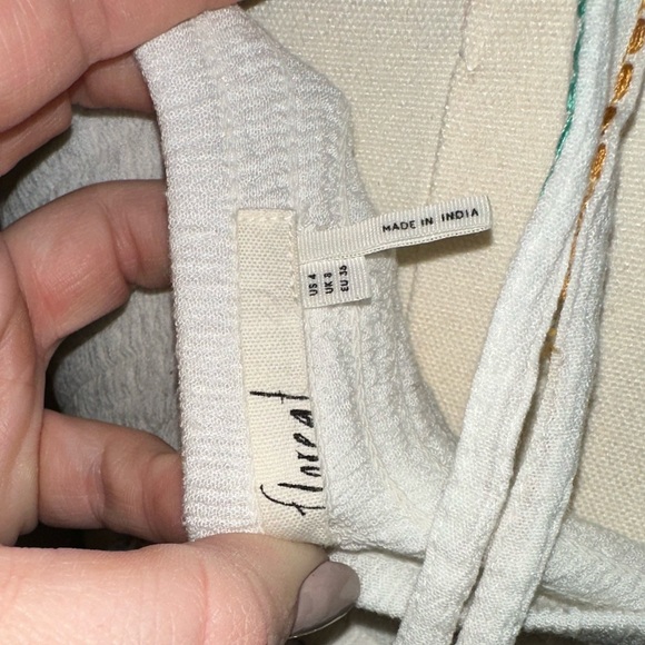 Colorful Embroidered Halter Dress - Picture 7 of 7